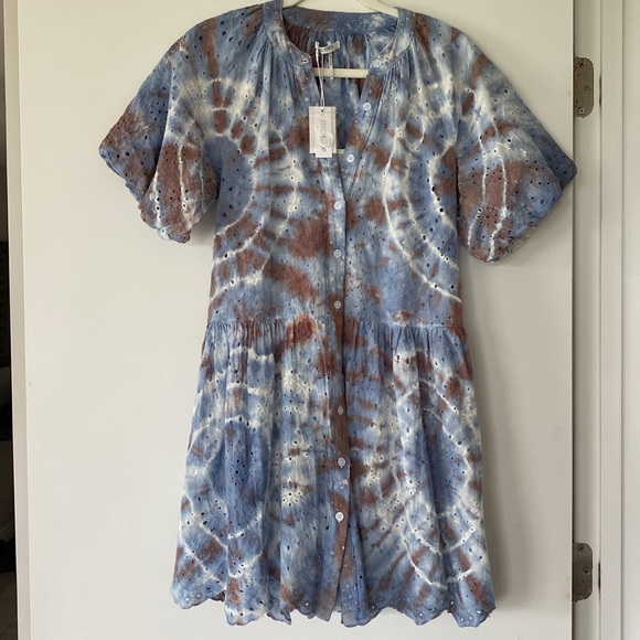 Stitchdrop eyelet tie dye dress - Picture 12 of 14